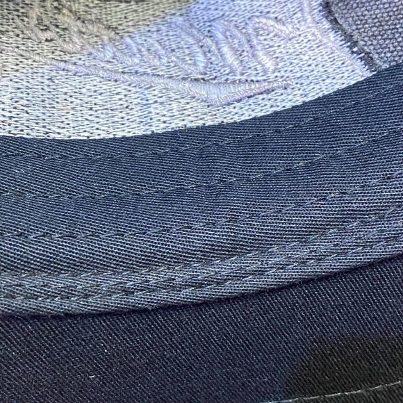 Mutts Embroidered Patch Gray Richardson Mesh Back Snapback Trucker Hat Cap EUC - Picture 8 of 10